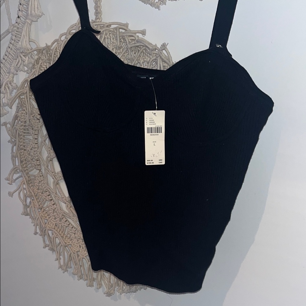 Anthropologie Black Bodysuit